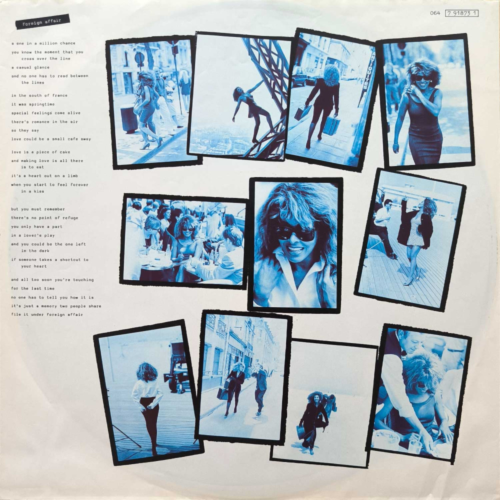 Tina Turner - Foreign Affair (1St Press) (LP)