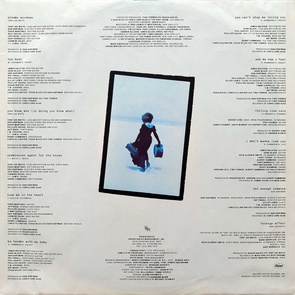 Tina Turner - Foreign Affair (1St Press) (LP)