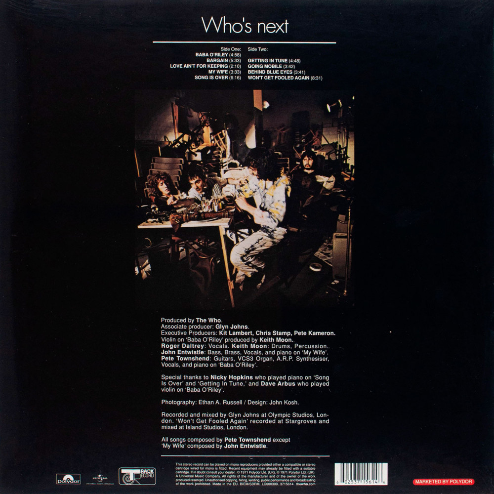 The Who, Who`s Next (LP)