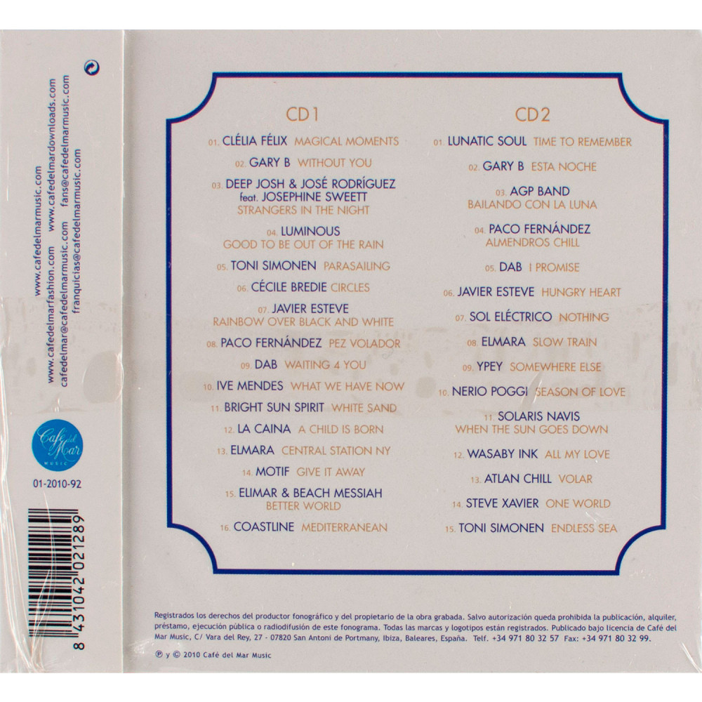 Various - Cafe Del Mar 30 Years Of Music 1980-2010 (2 CD)