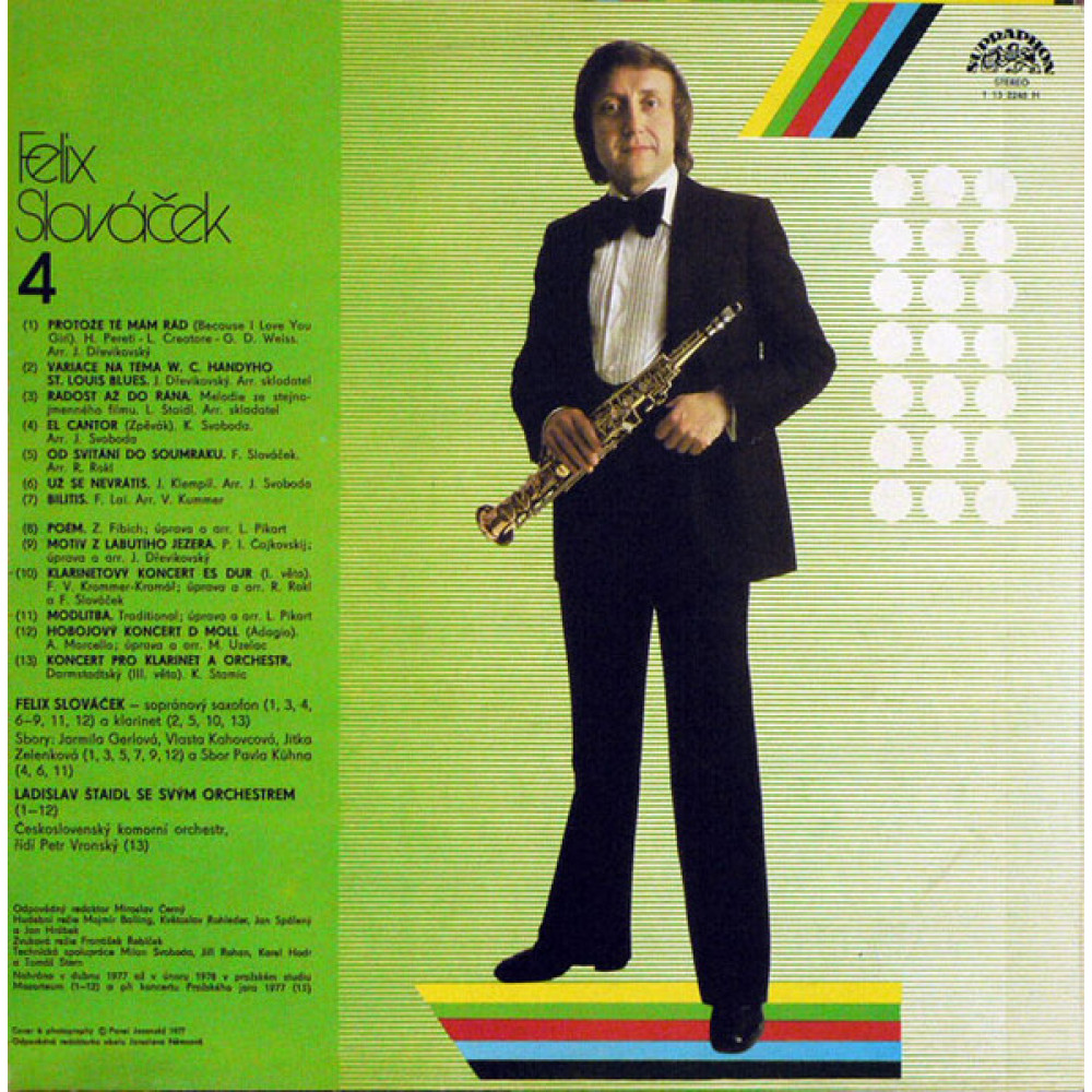 Felix Slovacek, (4) A Ladislav Staidl Se Svym Orchestrem (LP)