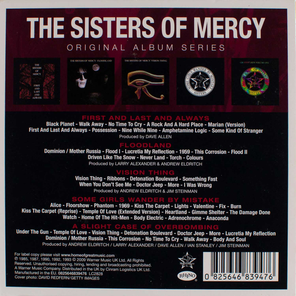 The Sisters Of Mercy - Original Album Series (5 CD)