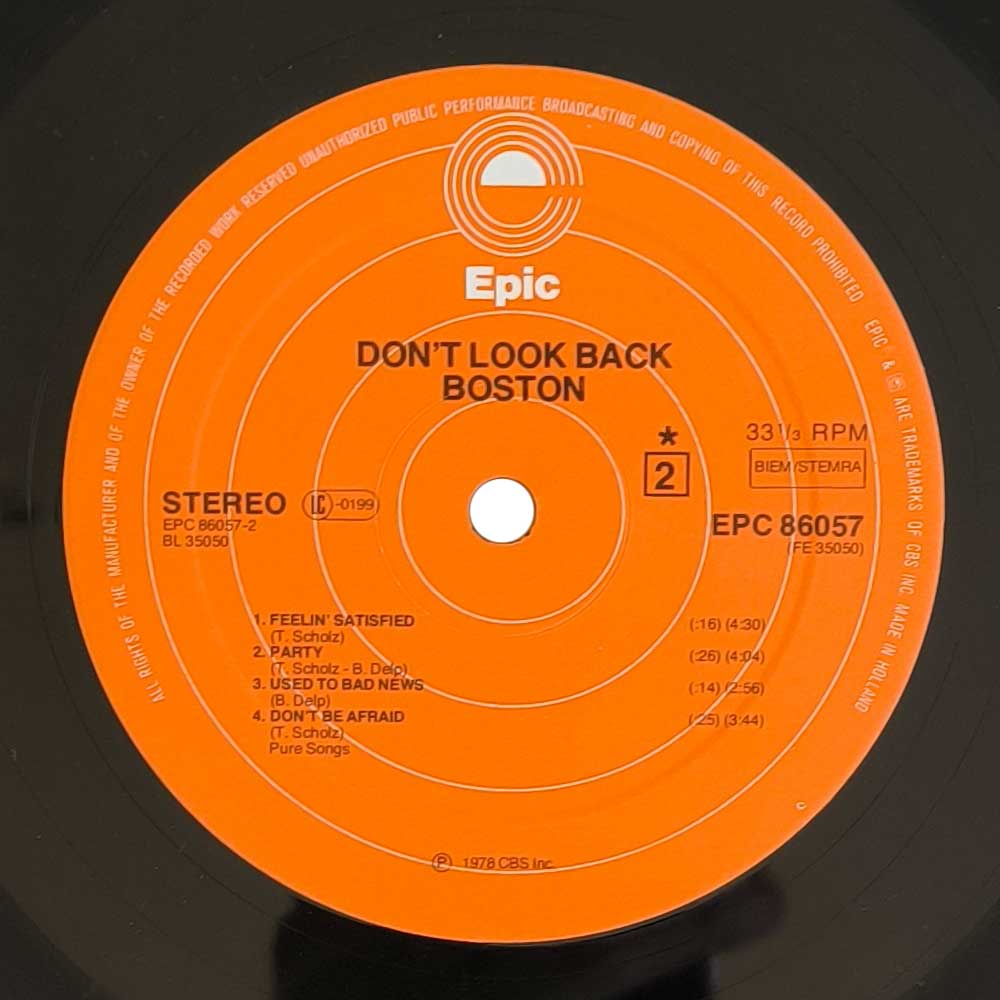 Boston - Don't Look Back  (LP)