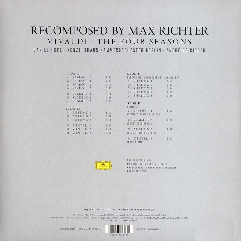 Recomposed By Max Richter Vivaldi - The Four Seasons (2LP)