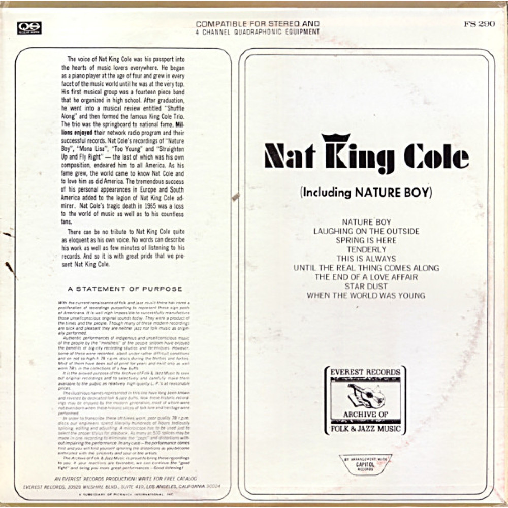 Nat Cole King - Nat King Cole (LP)