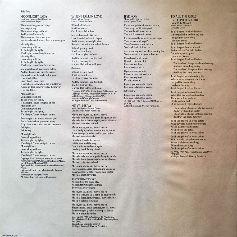 Julio Iglesias – 1100 Bel Air Place (LP)