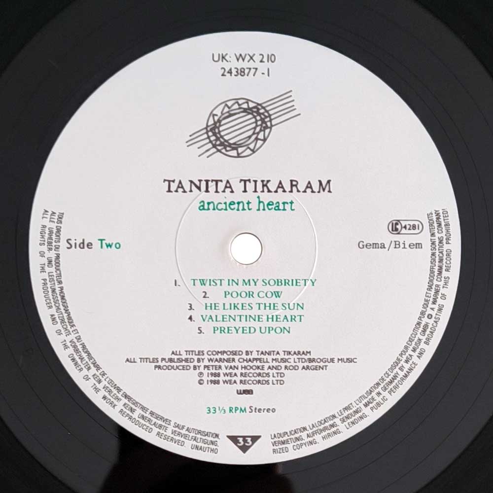 Tanita Tikaram – Ancient Heart (LP)