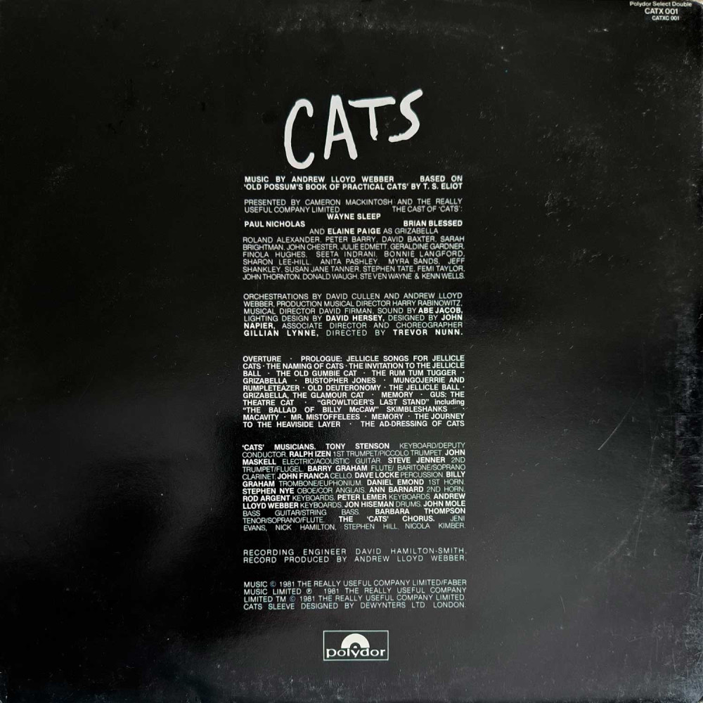 Andrew Lloyd Webber – Cats (2LP)