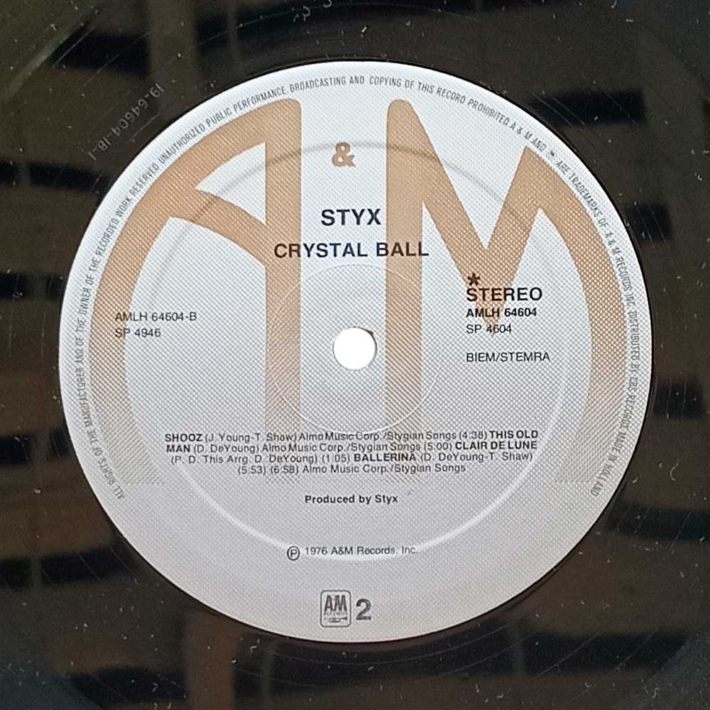 Styx – Crystal Ball (1st press) (LP)