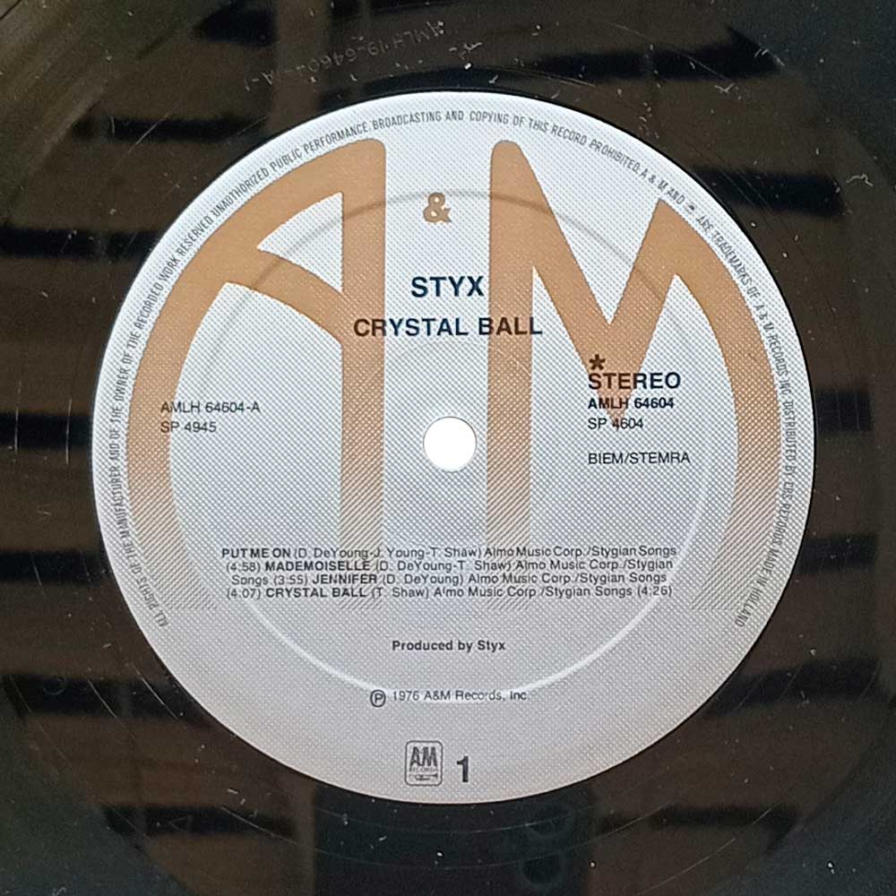 Styx – Crystal Ball (1st press) (LP)