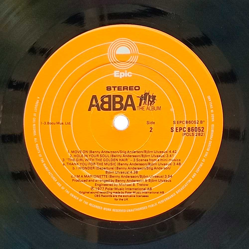 ABBA ‎– The Album (1st press) (LP)