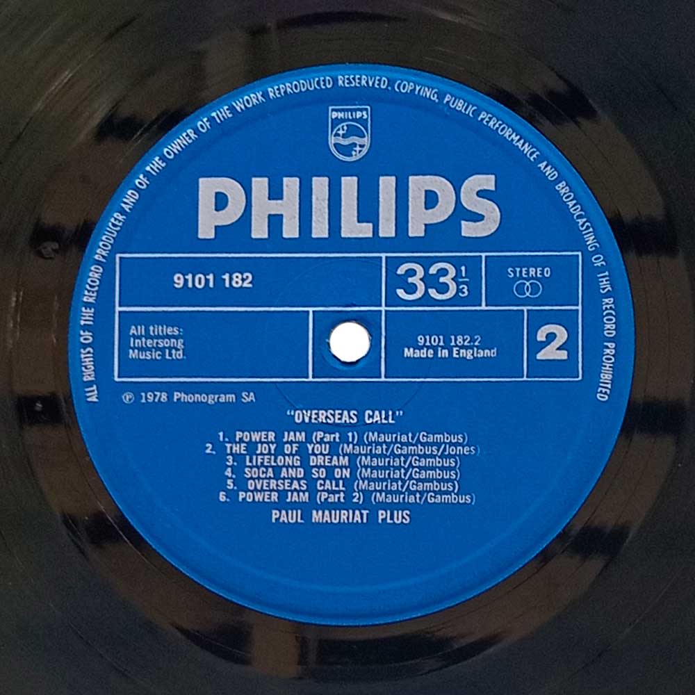 Paul Mauriat Plus – Overseas Call  (LP)