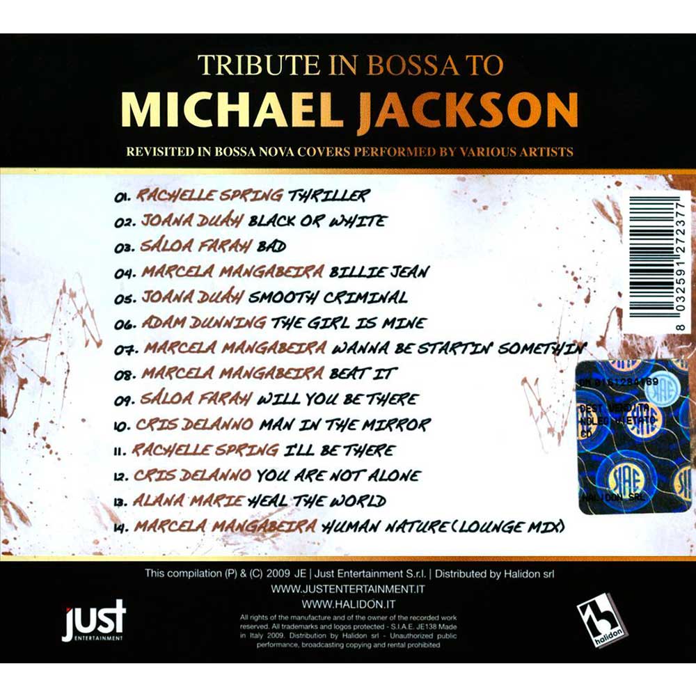 Various Artists - Tribute In Bossa To Michael Jackson (CD)