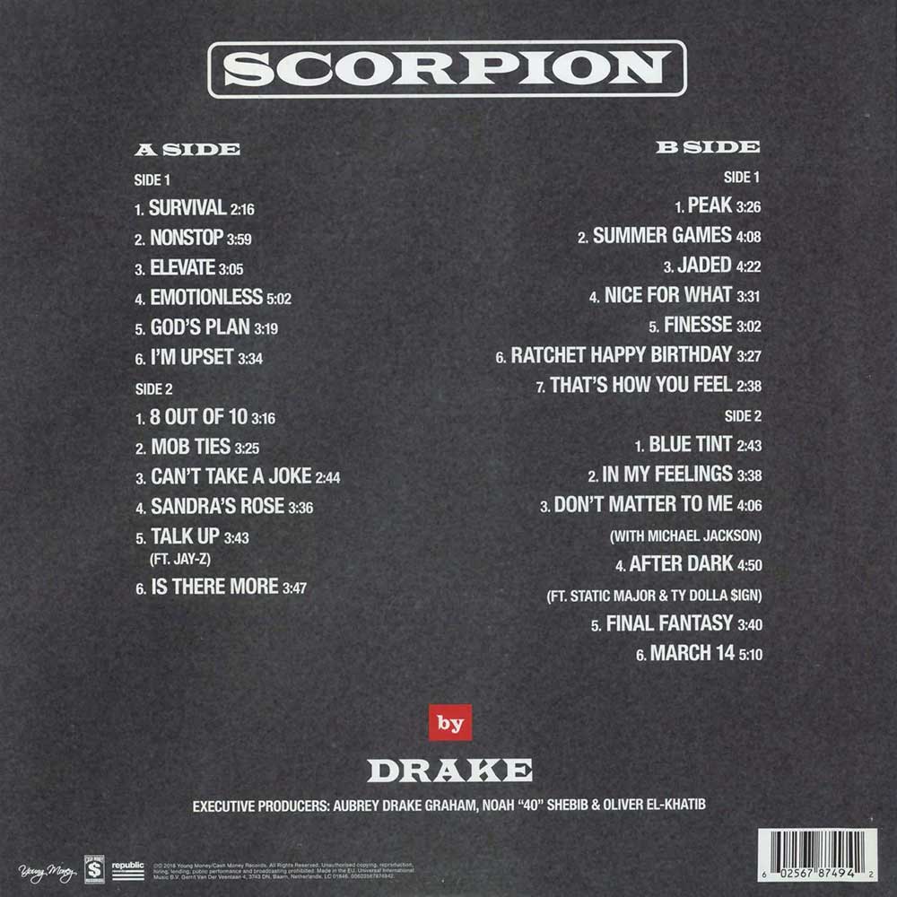 Drake – Scorpion (2 LP)