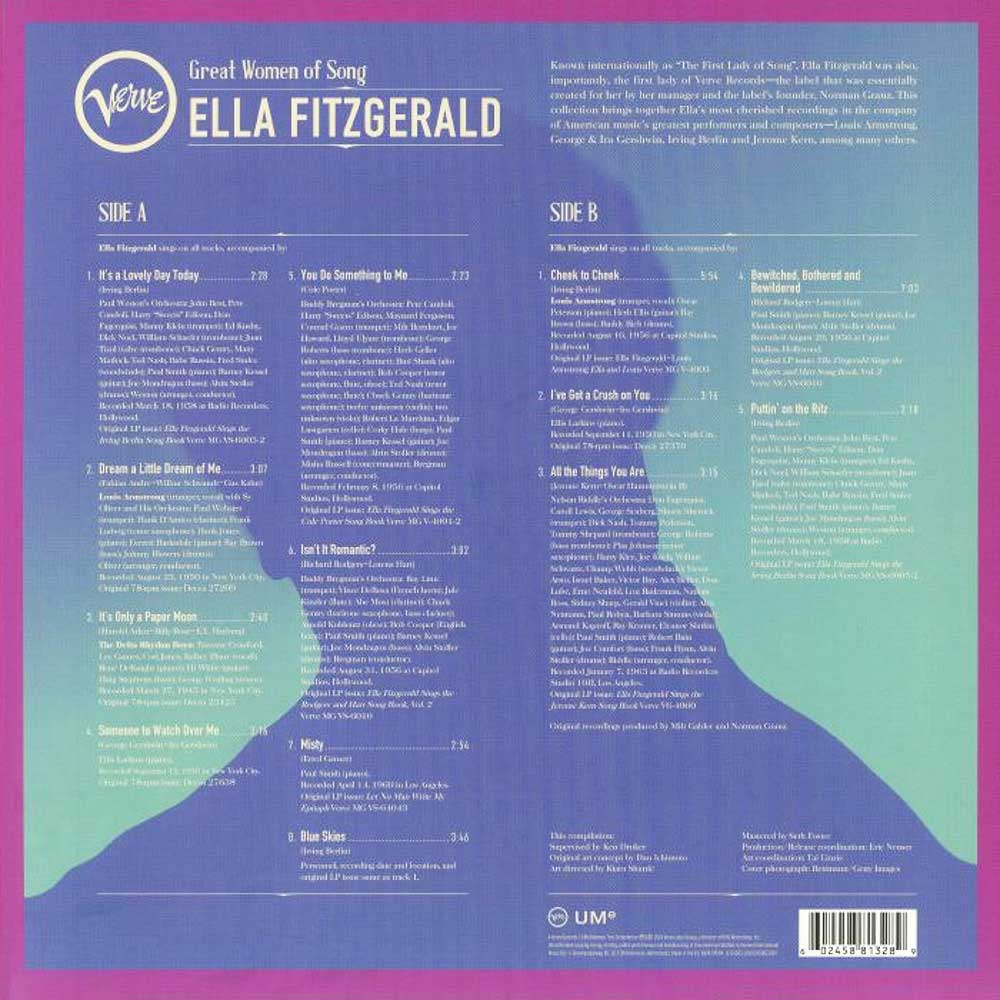 Ella Fitzgerald – Great Women Of Song (LP)
