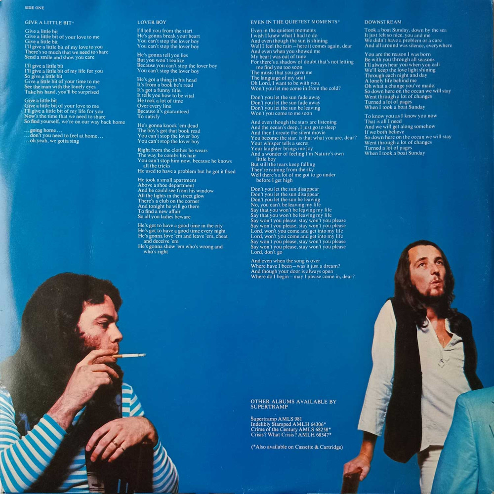 Supertramp – Even In The Quietest Moments... (1st press) (LP)