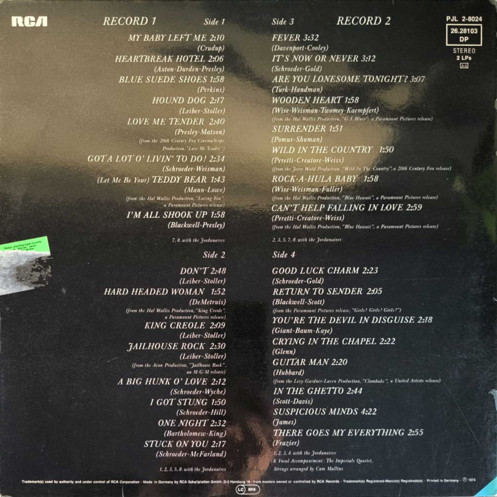 Elvis Presley – Elvis Forever - 32 Hits (2 LP)