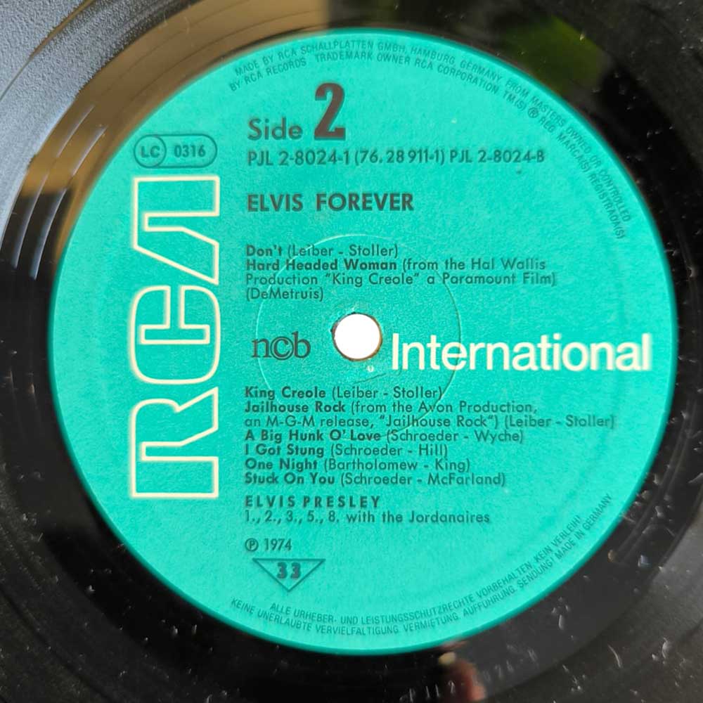 Elvis Presley – Elvis Forever - 32 Hits (2 LP)