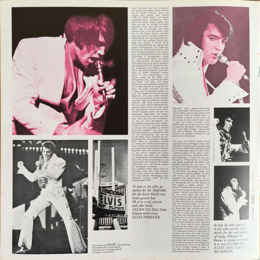 Elvis Presley – Elvis Forever - 32 Hits (2 LP)