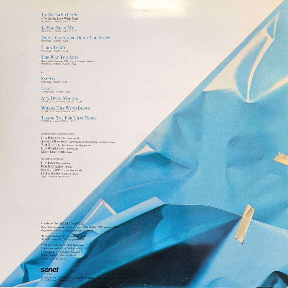 Secret Service - Aux Deux Magots (LP)