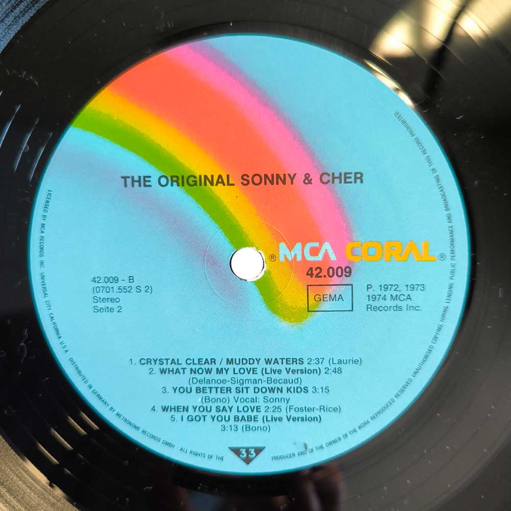 Sonny & Cher – The Original Sonny & Cher  (LP)