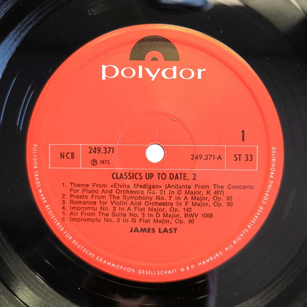 James Last Orchestra – Classics Up To Date Vol. 2 (LP)