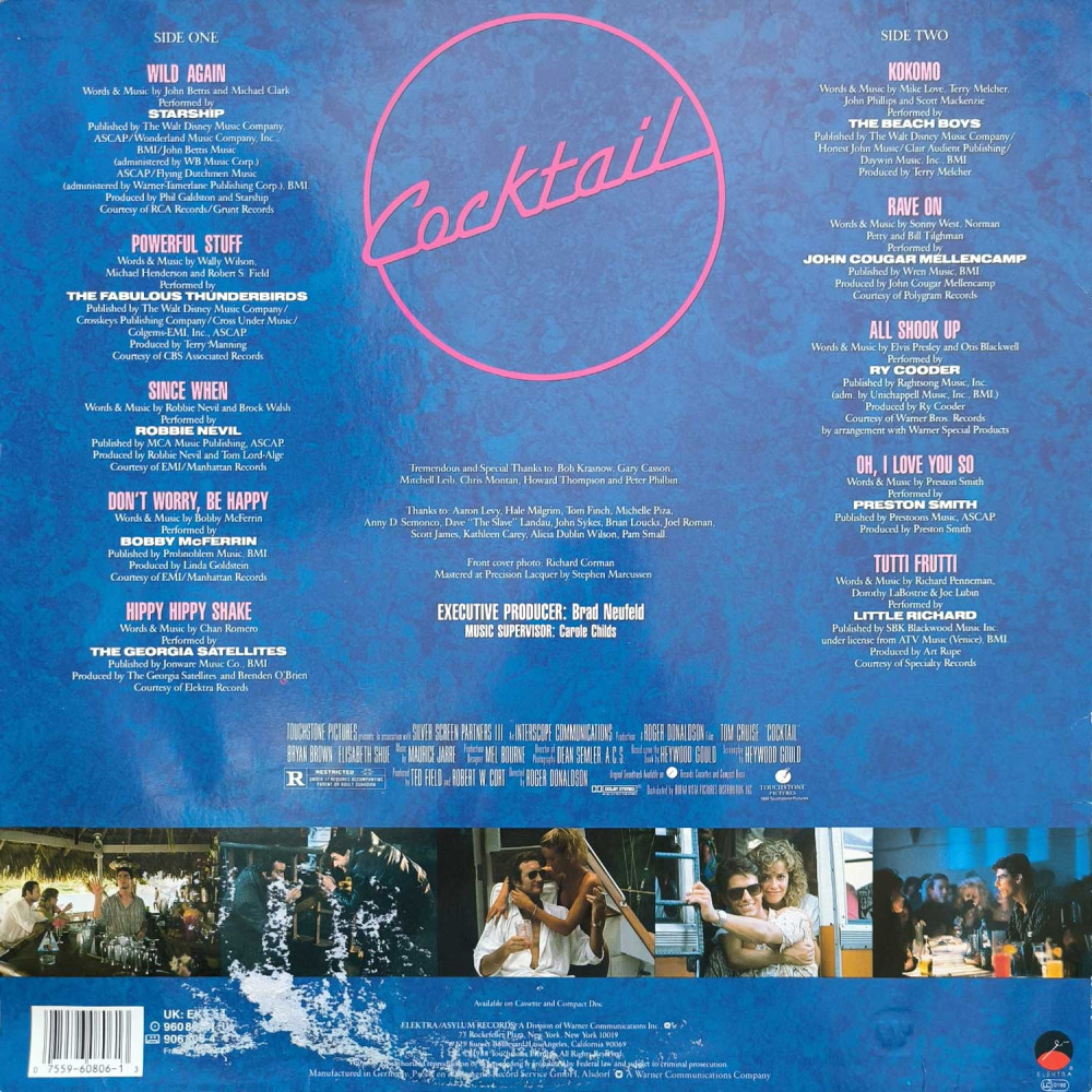 Various – Cocktail (Original Motion Picture Soundtrack) (LP)