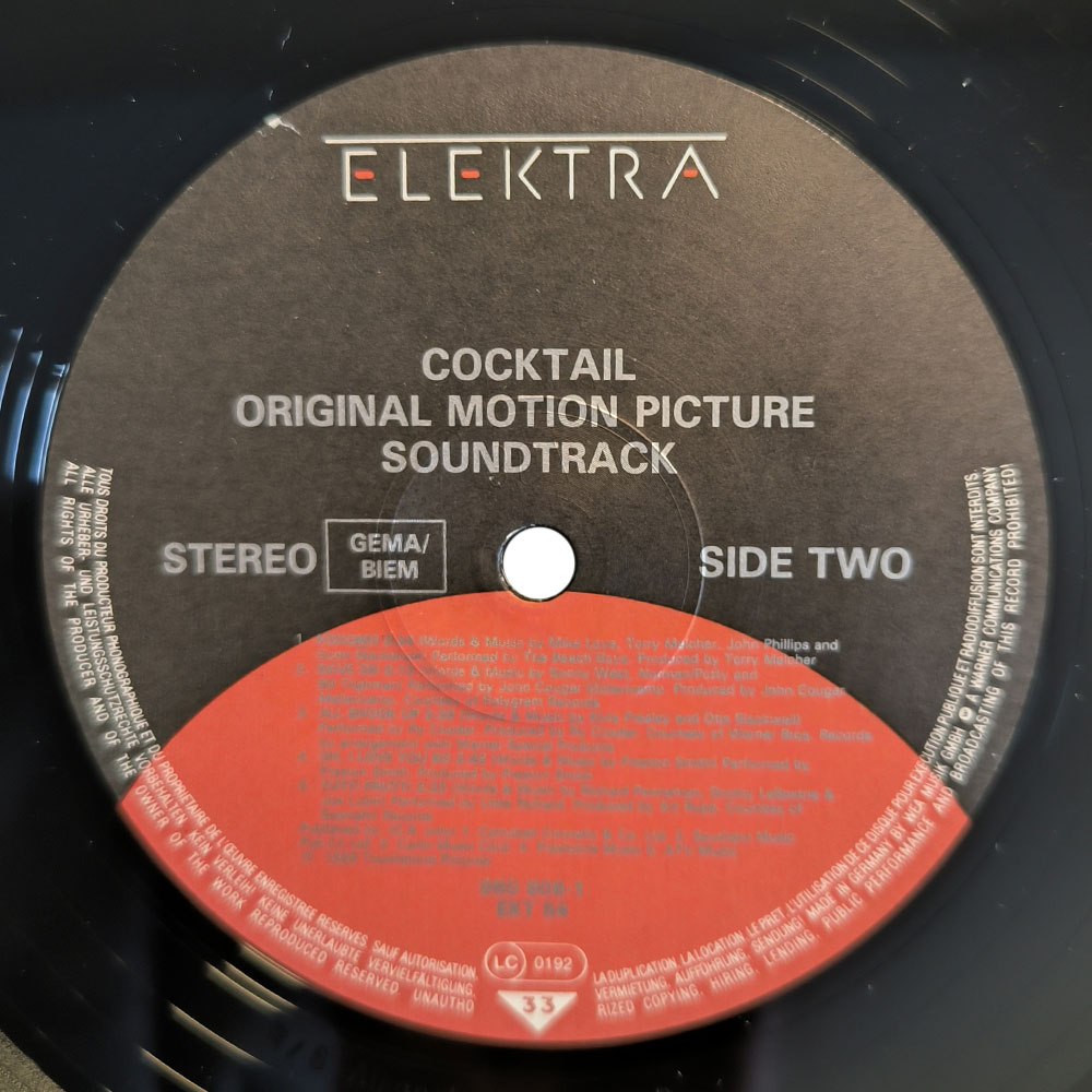Various – Cocktail (Original Motion Picture Soundtrack) (LP)