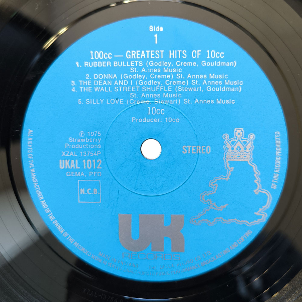 10cc – 100cc Greatest Hits Of 10cc (LP)