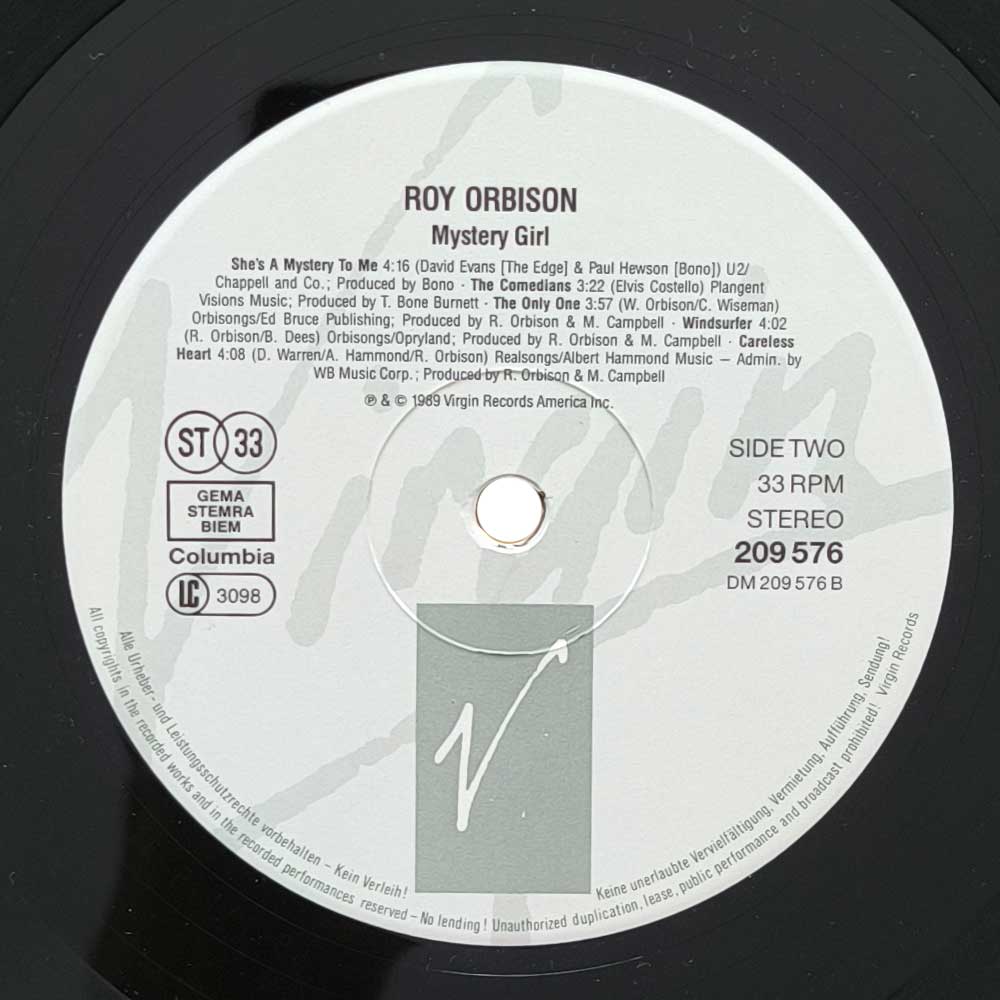 Roy Orbison – Mystery Girl (LP)