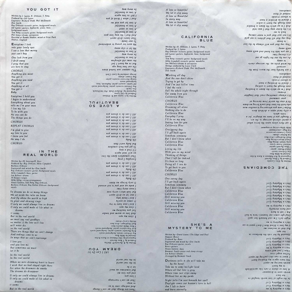 Roy Orbison – Mystery Girl (LP)