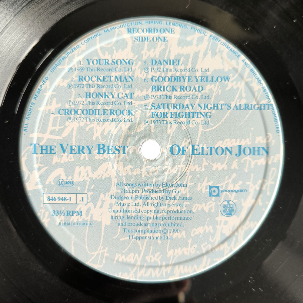 Elton John – The Very Best Of Elton John (2 LP)