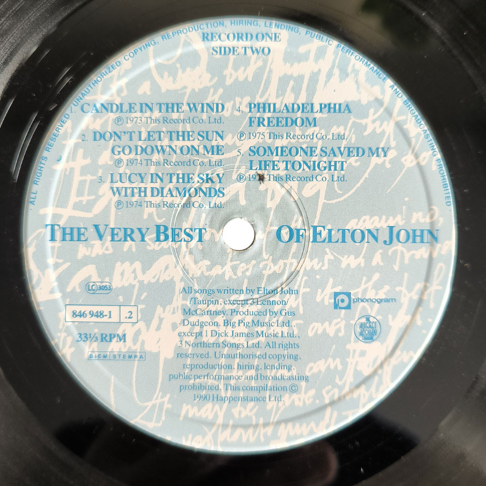 Elton John – The Very Best Of Elton John (2 LP)