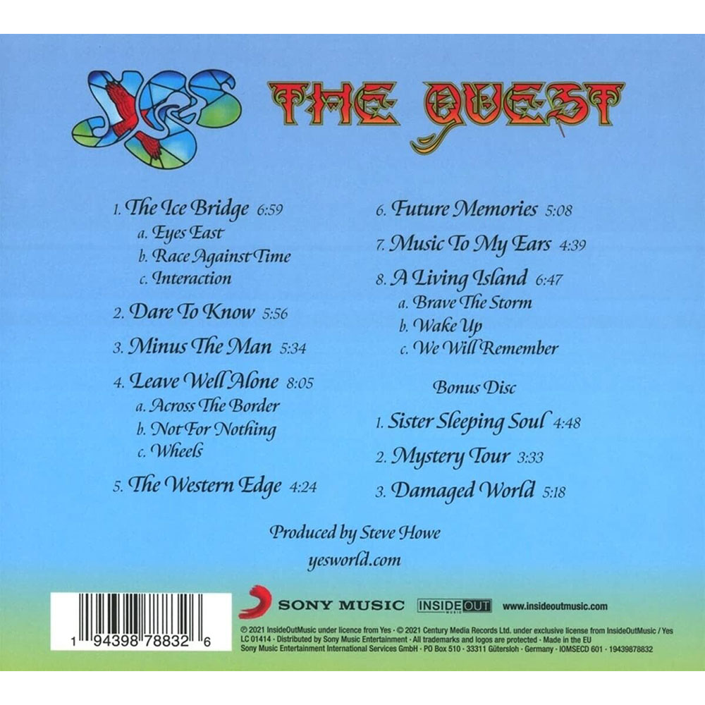 Yes – The Quest (Limited Edition) (2 CD)