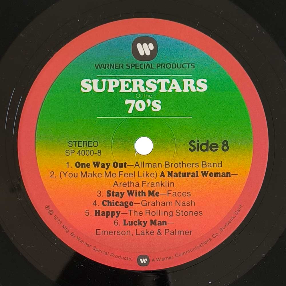 Various – Superstars Of The 70's (4 LP)