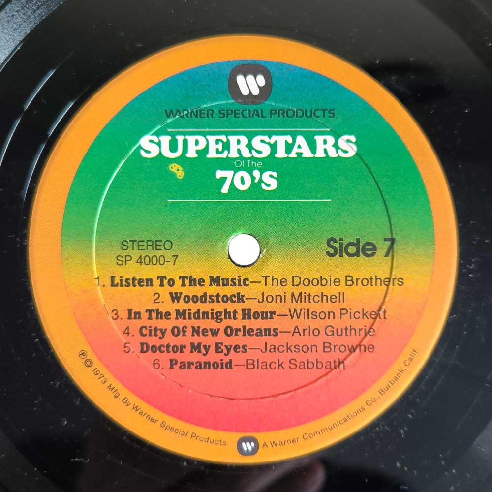 Various – Superstars Of The 70's (4 LP)