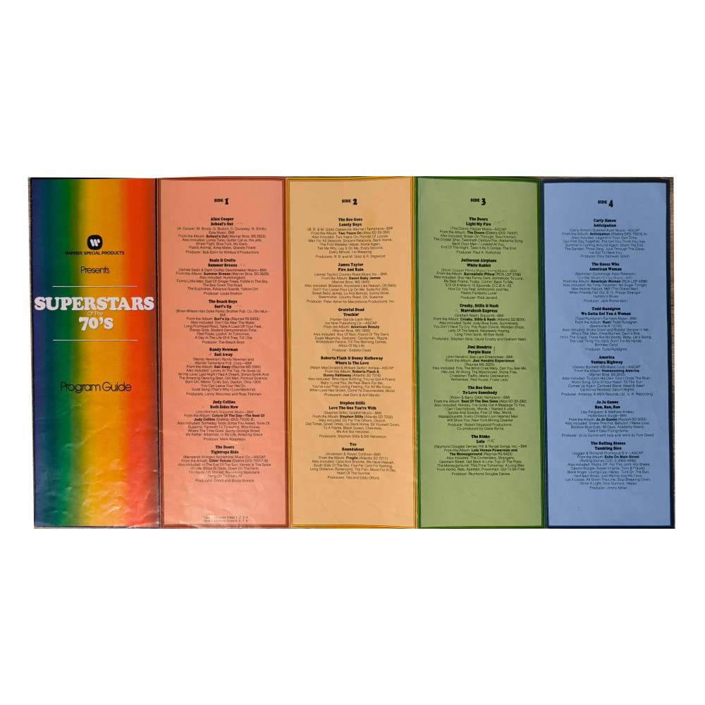 Various – Superstars Of The 70's (4 LP)