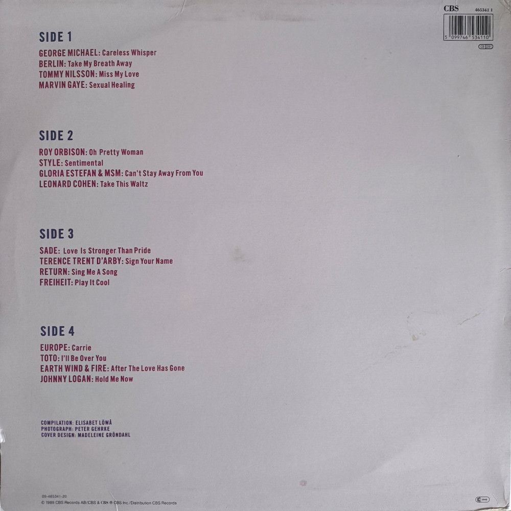 Various – Great Love Songs (2 LP)