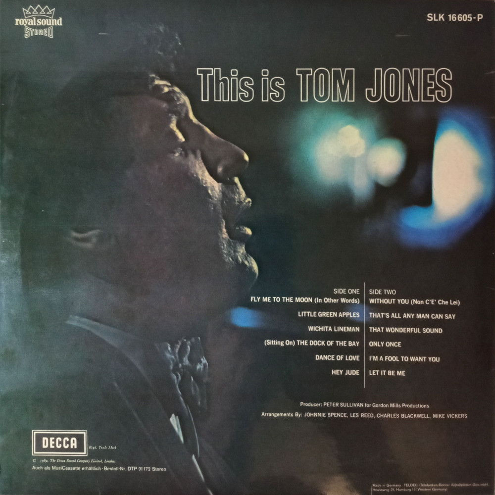 Tom Jones ‎– This Is Tom Jones  (LP)