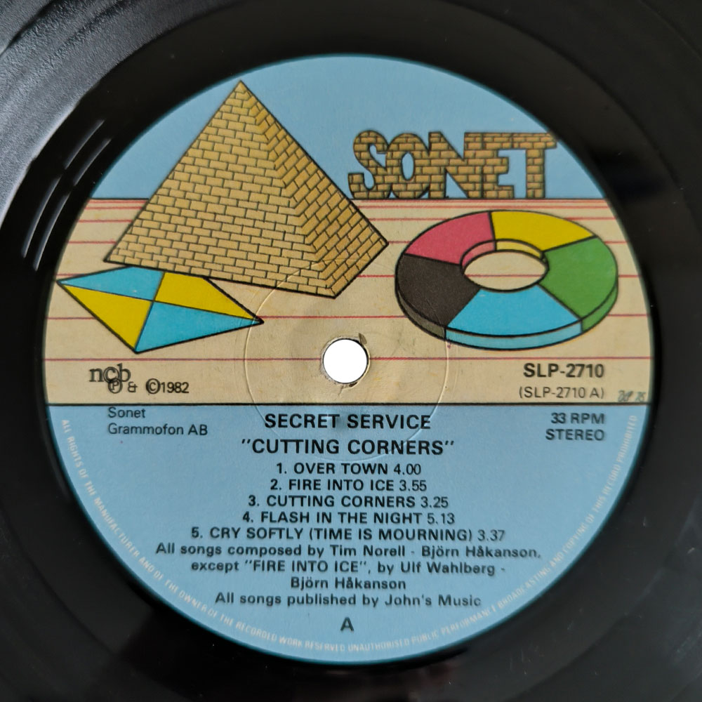 Secret Service – Cutting Corners (LP)