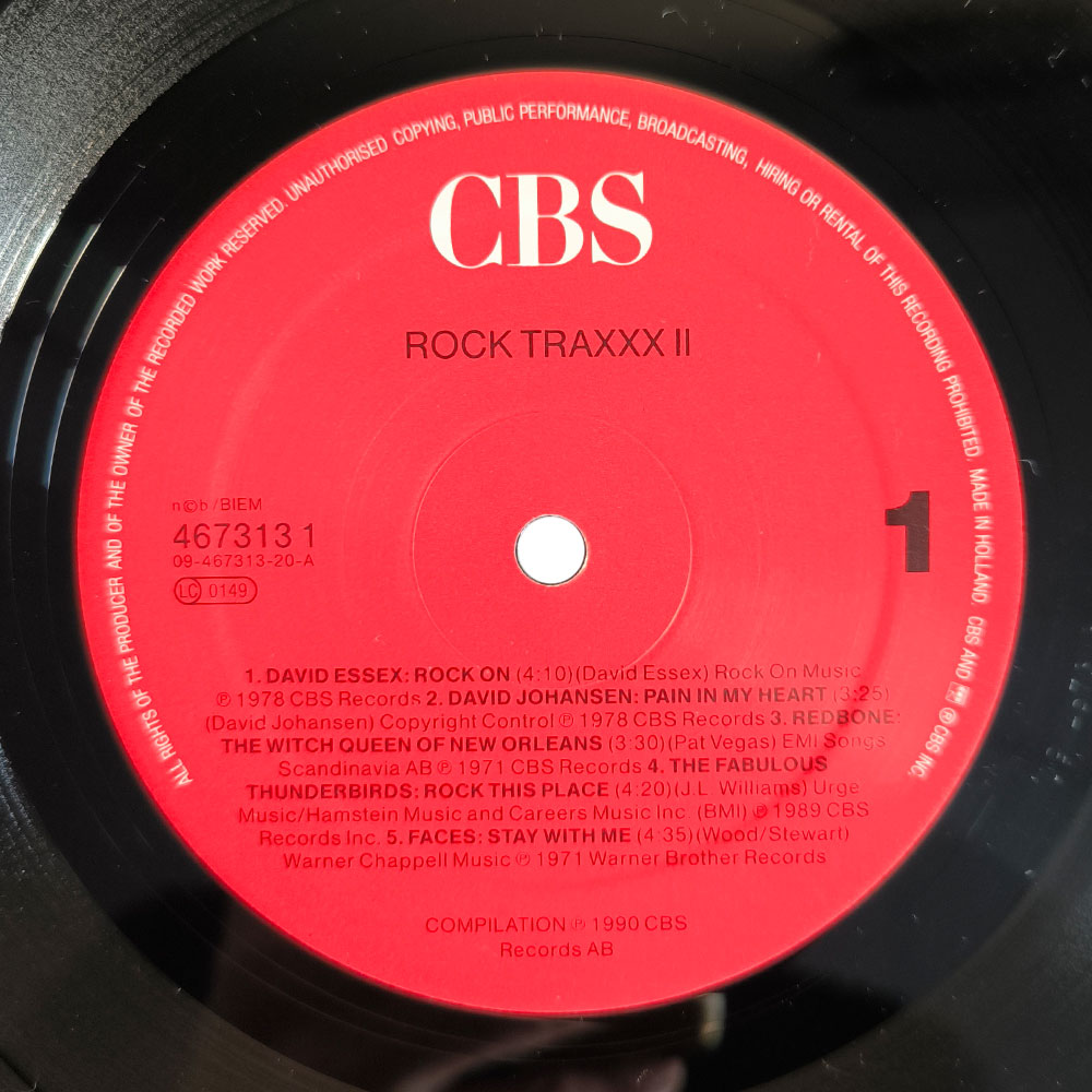 Various – Rock Traxxx Volume 1 & 2 (Box set) (4LP)