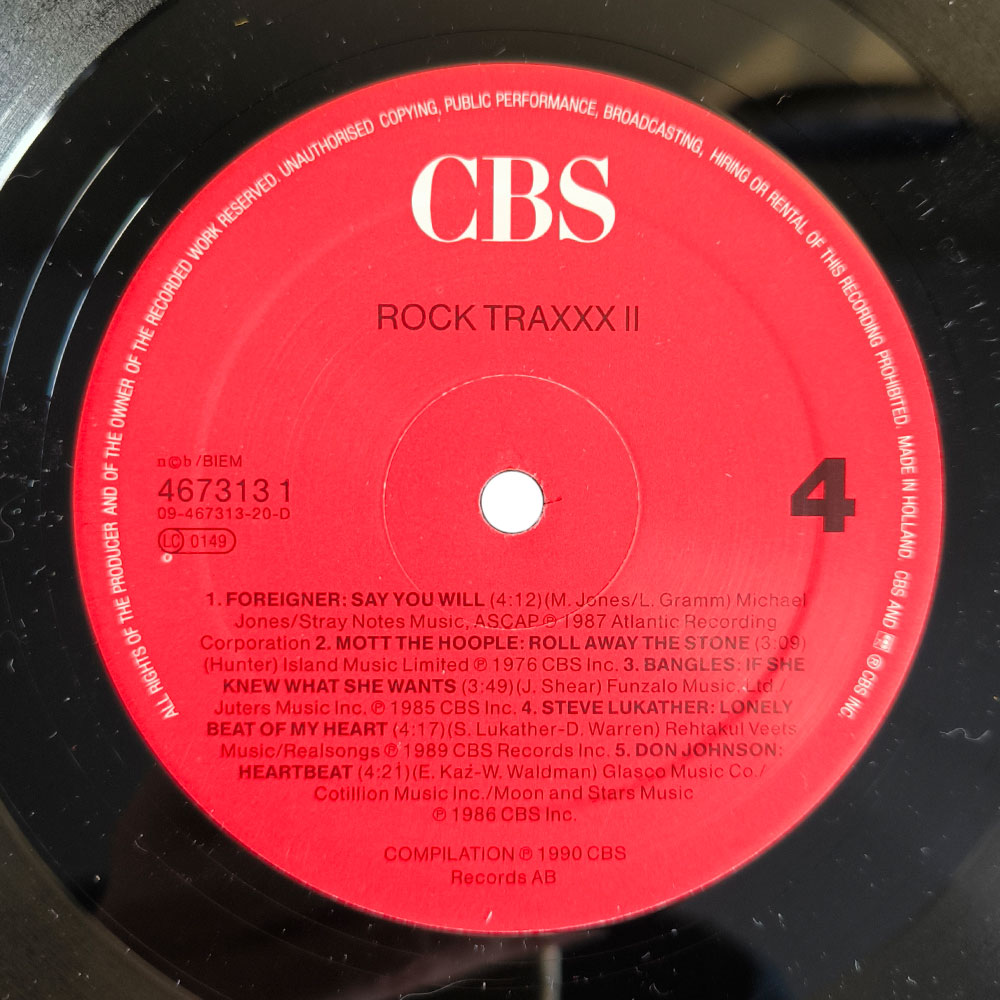 Various – Rock Traxxx Volume 1 & 2 (Box set) (4LP)
