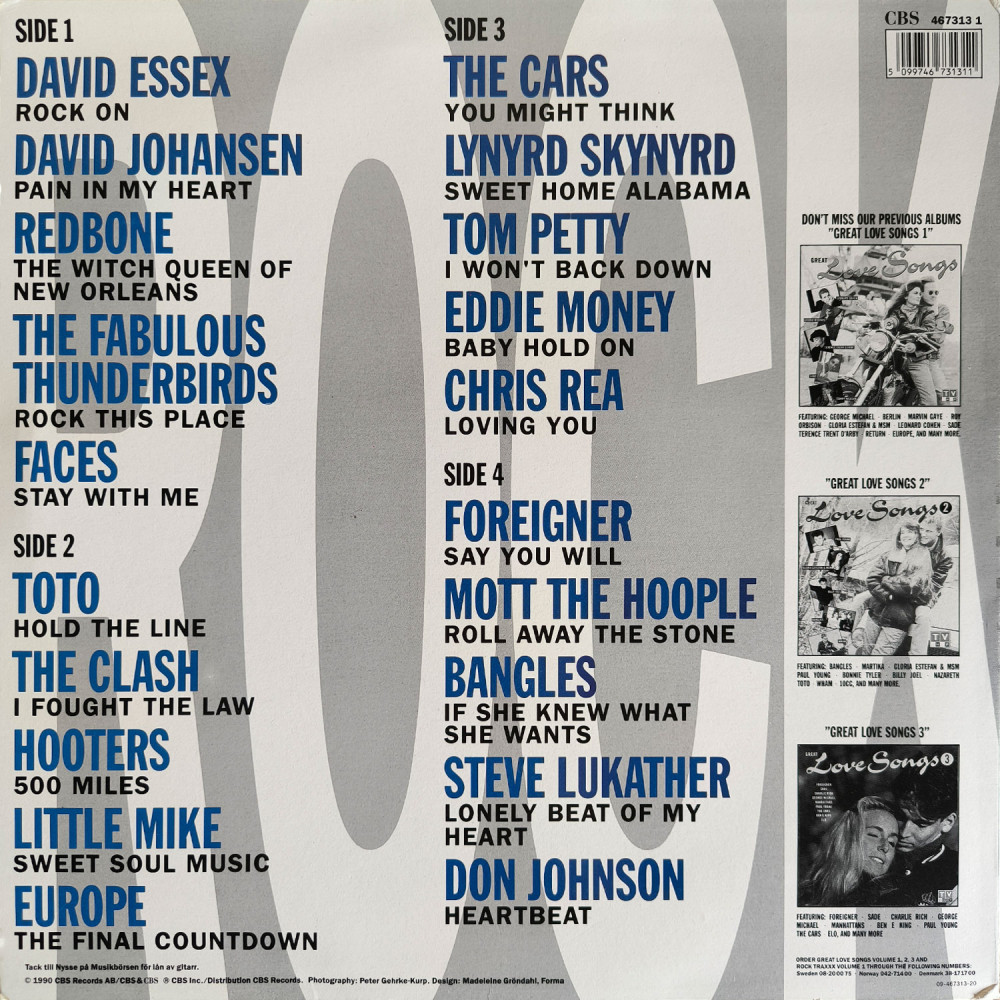 Various – Rock Traxxx Volume 1 & 2 (Box set) (4LP)