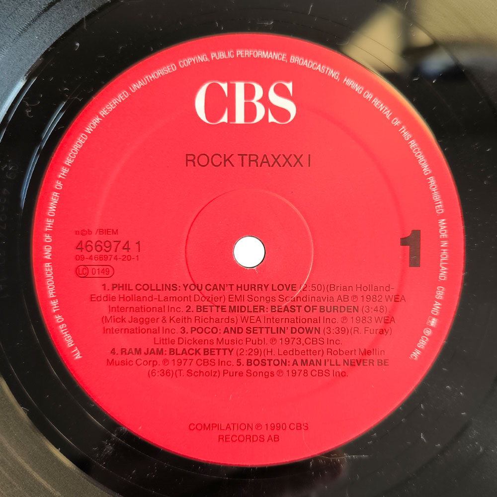 Various – Rock Traxxx Volume 1 & 2 (Box set) (4LP)