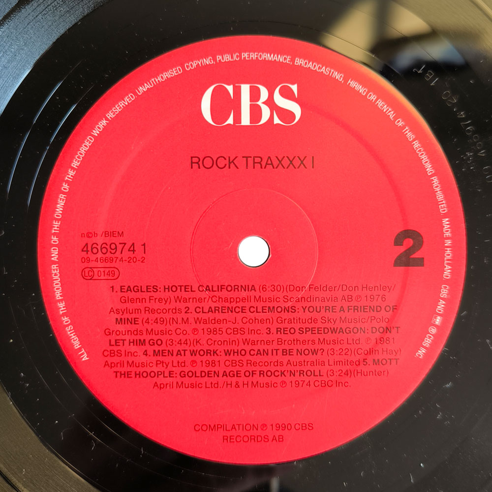 Various – Rock Traxxx Volume 1 & 2 (Box set) (4LP)