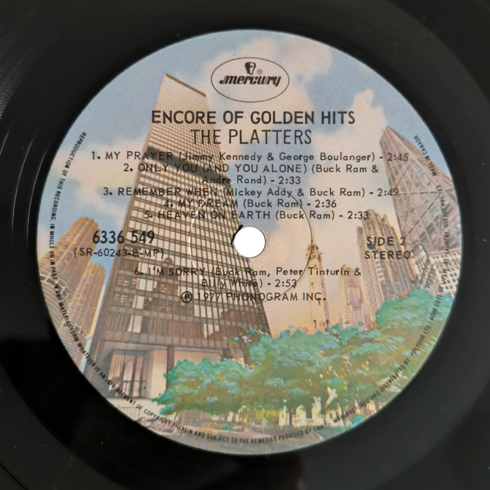 The Platters – Encore Of Golden Hits (LP)