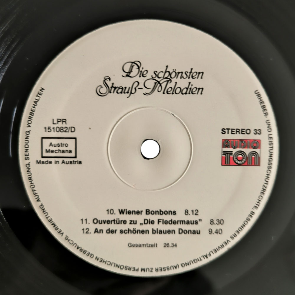 Johann Strauss – Wiener Walzer / Die Schönsten Strauß-Melodien (2 LP)