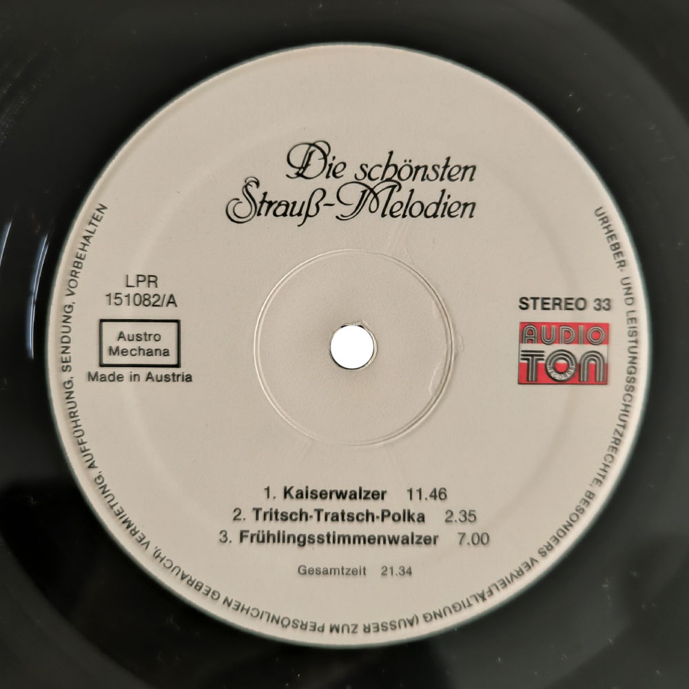 Johann Strauss – Wiener Walzer / Die Schönsten Strauß-Melodien (2 LP)