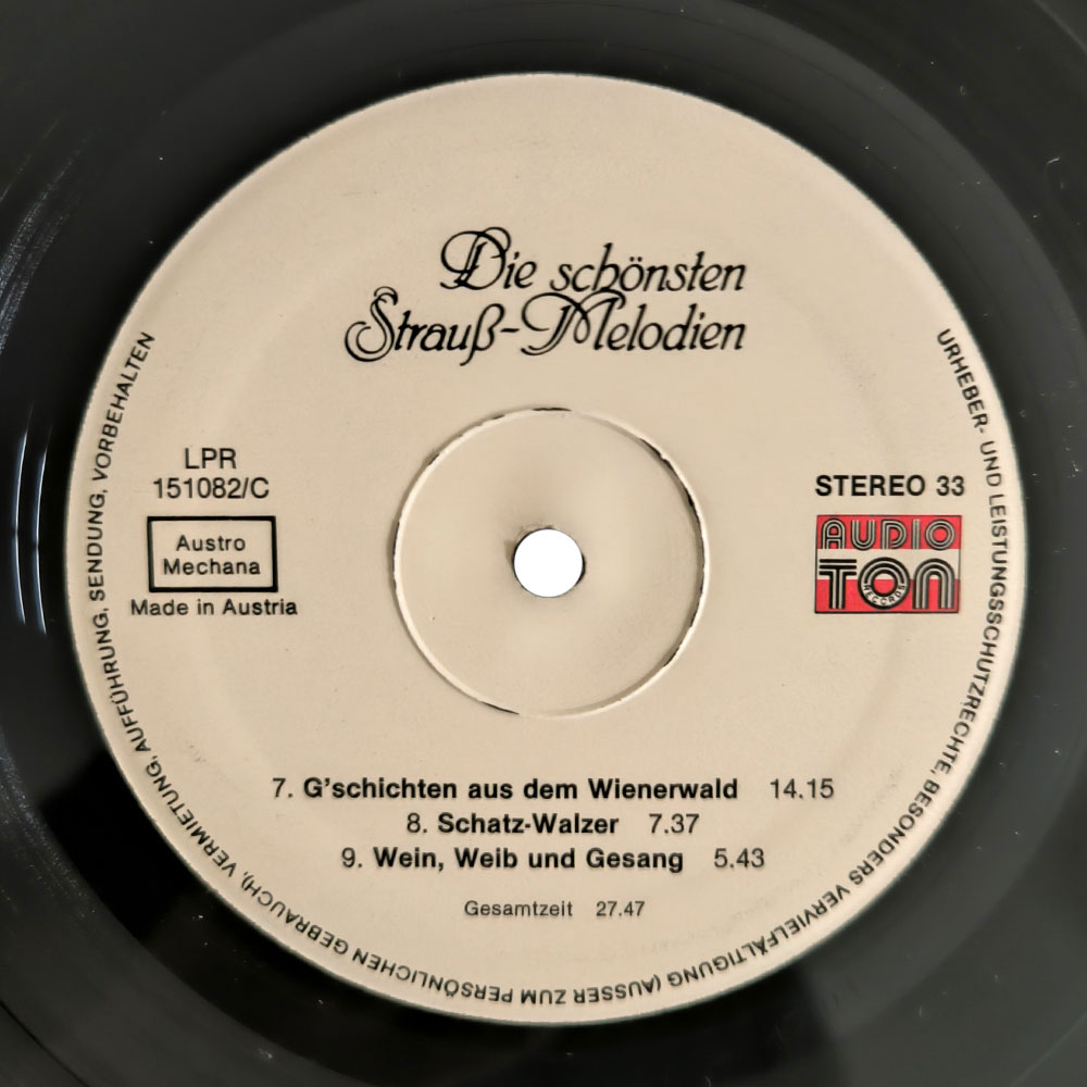 Johann Strauss – Wiener Walzer / Die Schönsten Strauß-Melodien (2 LP)