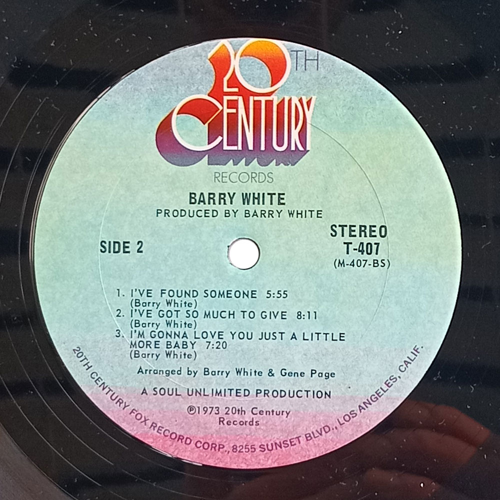 Barry White – I've Got So Much To Give (LP)